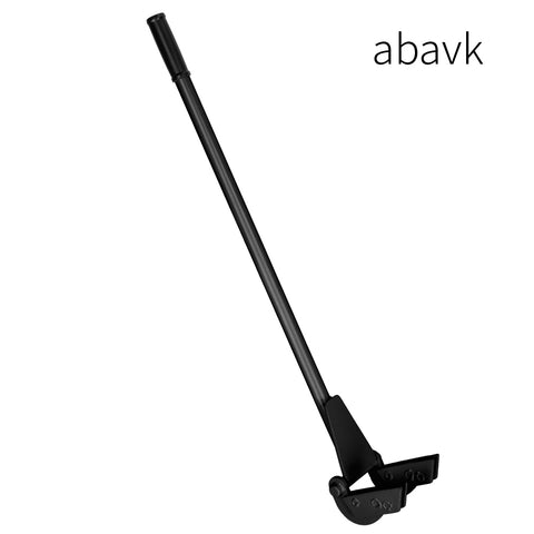 abavk 44" Hand-operated Pry Bars Pallet Buster Tool with Iron Nail-Removal Crowbar Black