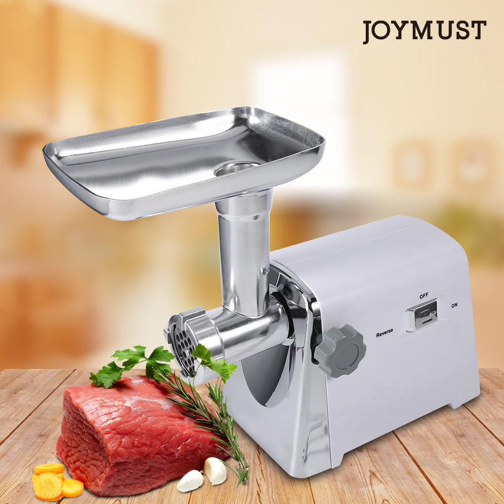 JOYMUST Meat Grinder Electric Heavy Duty 600 Watt Industrial Meat Grinder Butcher Shop US Plug 110V