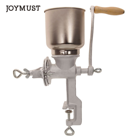 JOYMUST Home Use Hand Cranking Operation Grain Grinder Silver