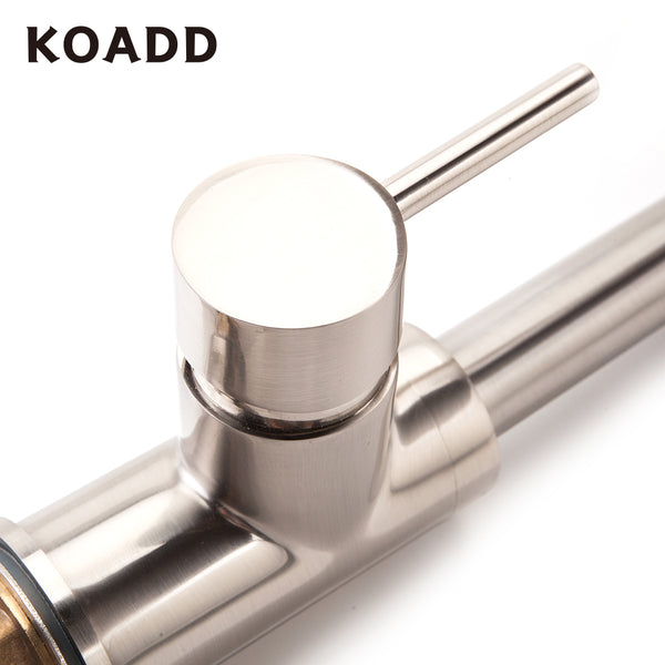 KOADD All Copper Kitchen Pull Faucet