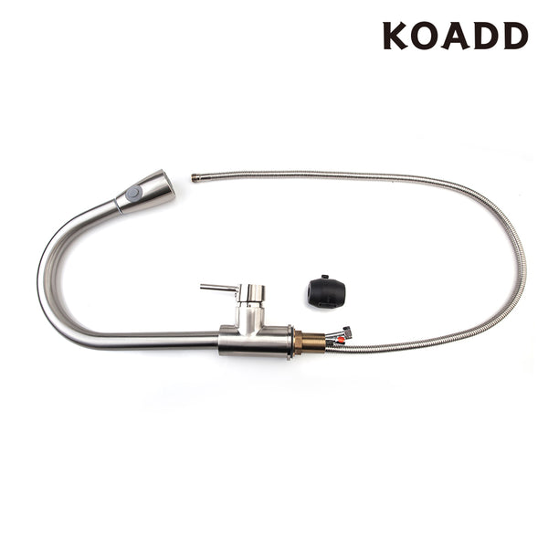 KOADD All Copper Kitchen Pull Faucet