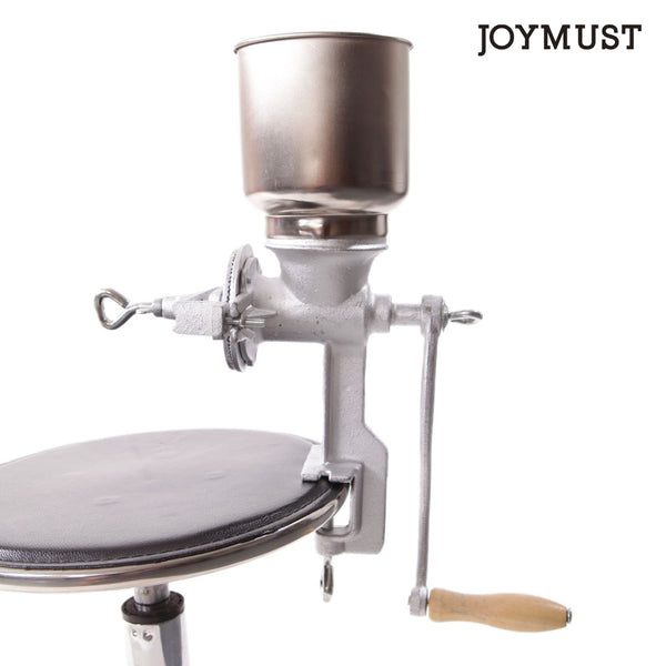 JOYMUST Home Use Hand Cranking Operation Grain Grinder Silver
