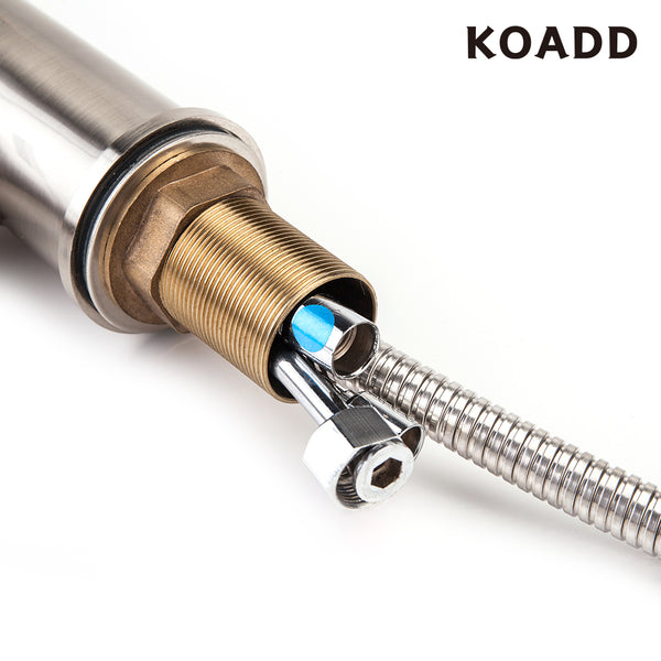 KOADD All Copper Kitchen Pull Faucet