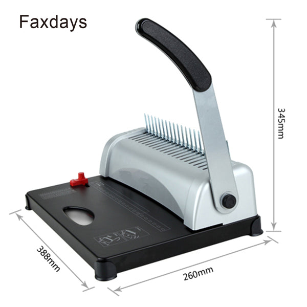 Faxdays 21-Hole 450 Sheets Electric Paper Hole Punches Binder Binding Machine Scrapbook