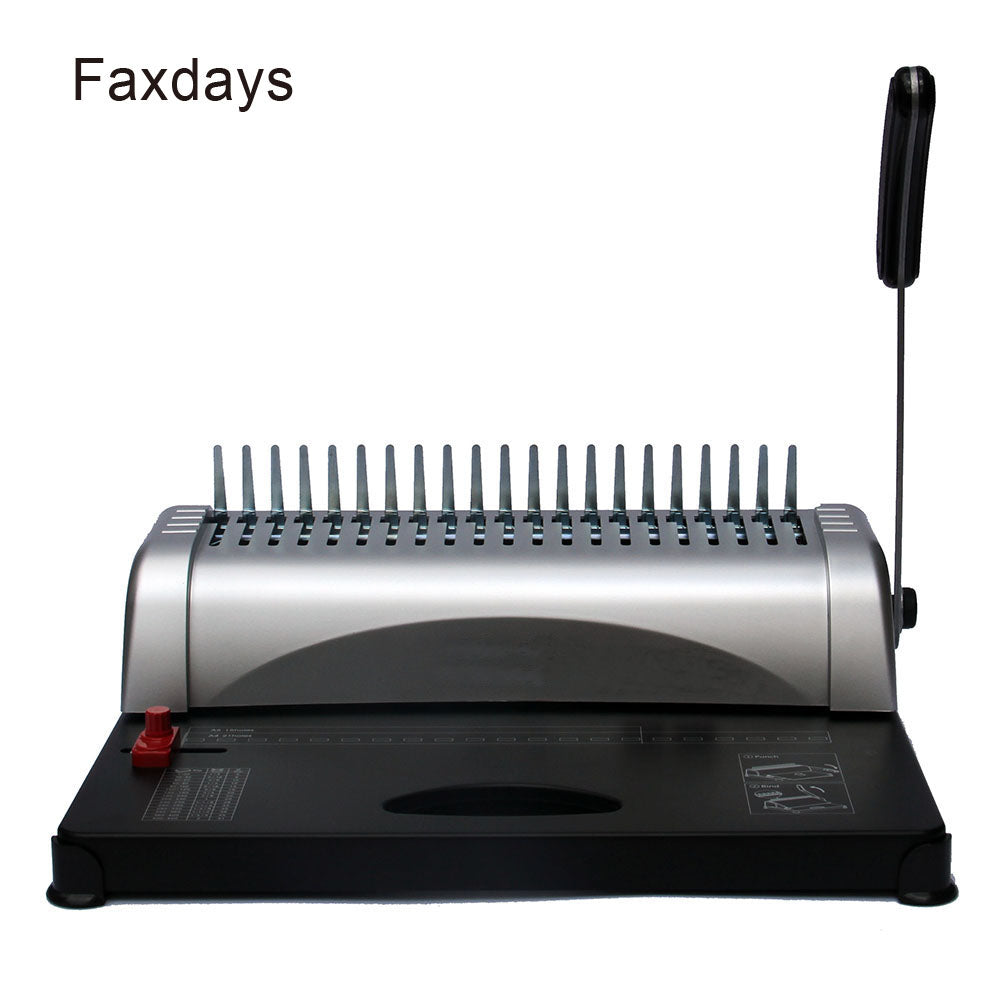 Faxdays 21-Hole 450 Sheets Electric Paper Hole Punches Binder Binding Machine Scrapbook