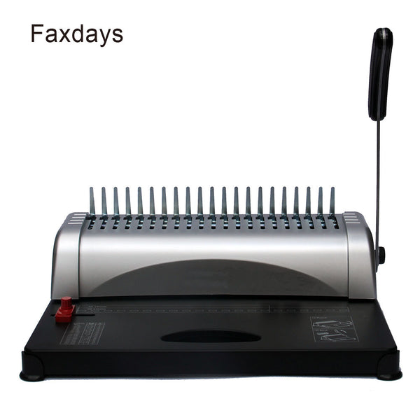 Faxdays 21-Hole 450 Sheets Electric Paper Hole Punches Binder Binding Machine Scrapbook