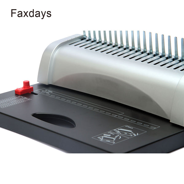 Faxdays 21-Hole 450 Sheets Electric Paper Hole Punches Binder Binding Machine Scrapbook