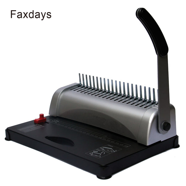 Faxdays 21-Hole 450 Sheets Electric Paper Hole Punches Binder Binding Machine Scrapbook