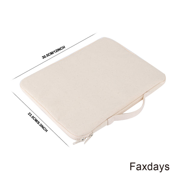 Faxdays Beige Multifunction Large Capacity Children Paintbrush Crayons Storage Stationery Bag