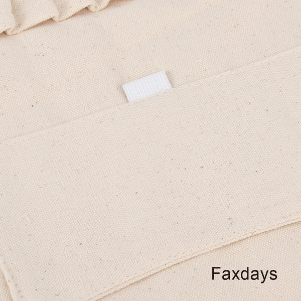 Faxdays Beige Multifunction Large Capacity Children Paintbrush Crayons Storage Stationery Bag