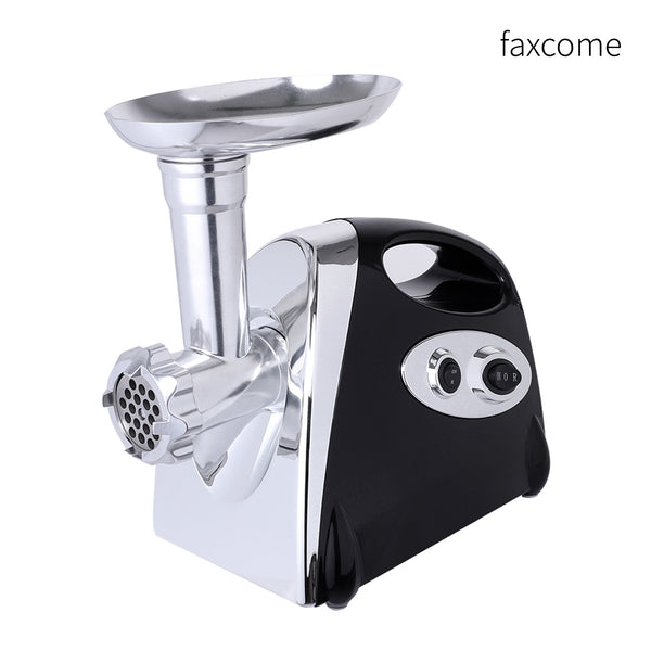 faxcome Electric Meat Grinder Sausage Maker with Handle Black